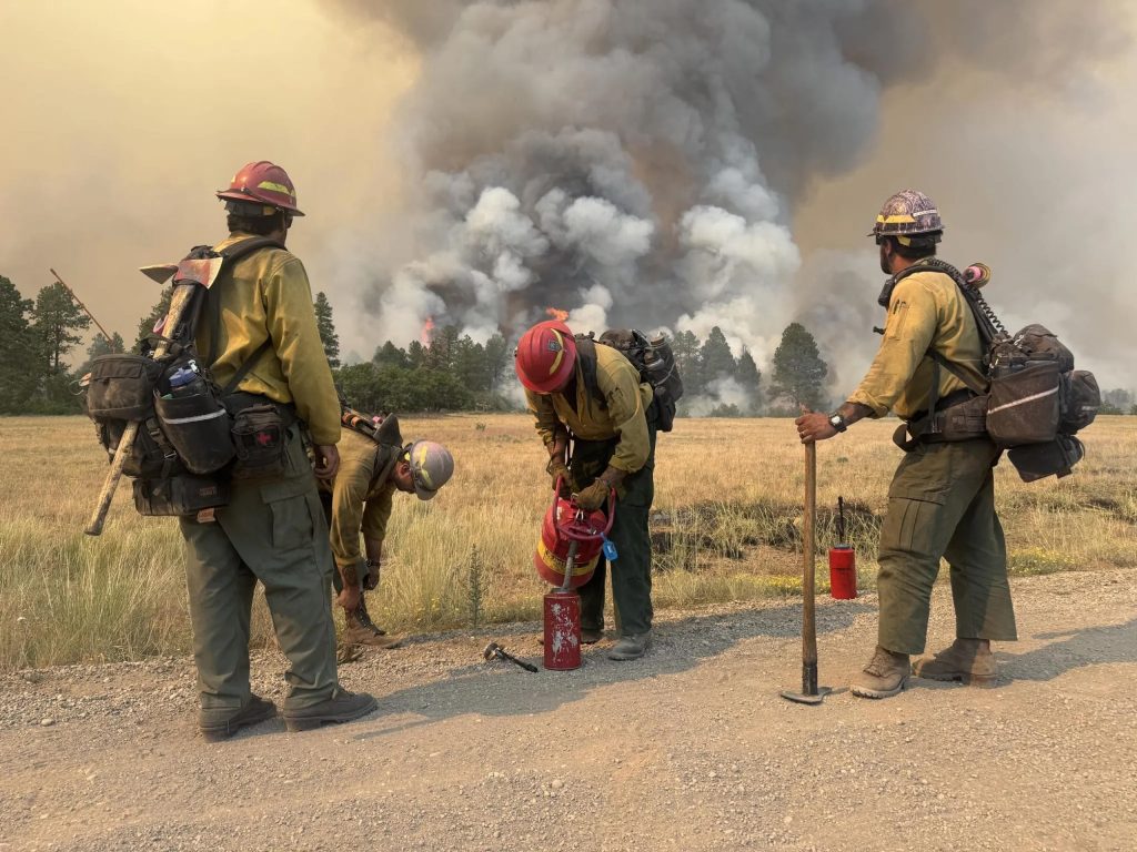 Damage assessment teams begin work in Aspen Acres fire zone as weather gives firefighters an edge