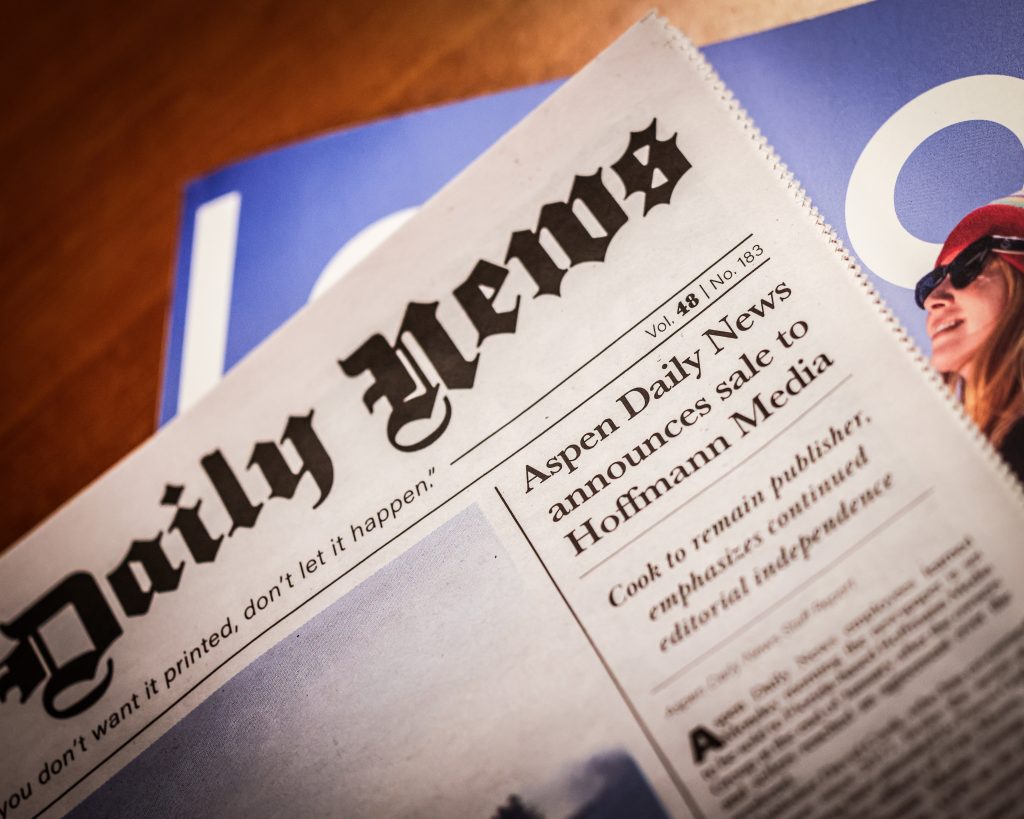 Former Aspen Daily News owners sued over alleged ‘secret’ buyout renegotiation