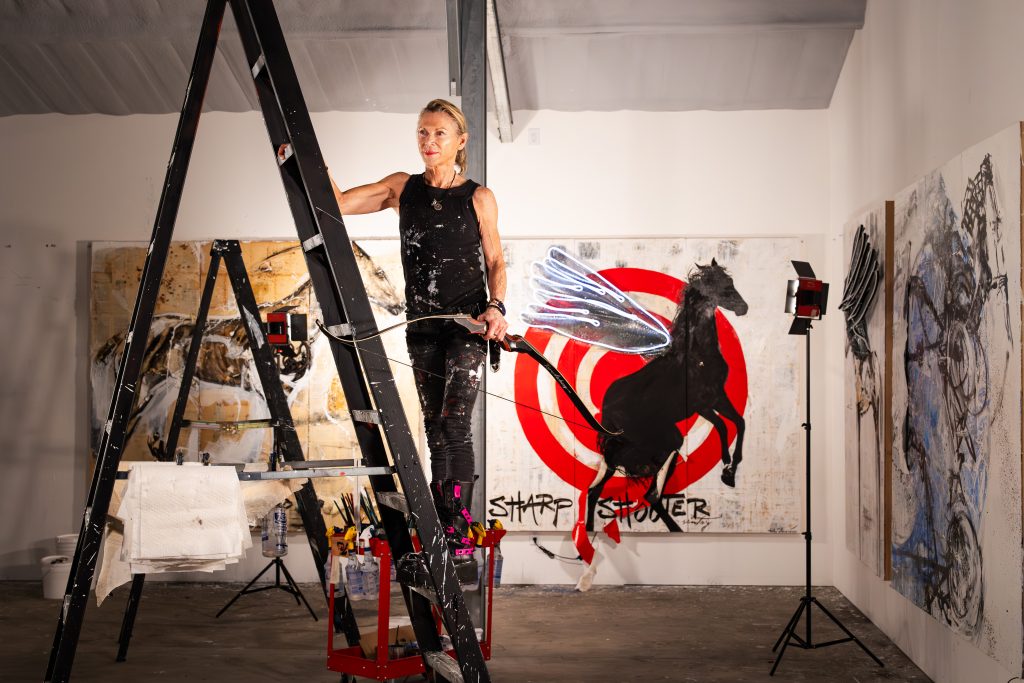 Aspen Grove Fine Arts features a new solo exhibition by contemporary artist Ashley Collins