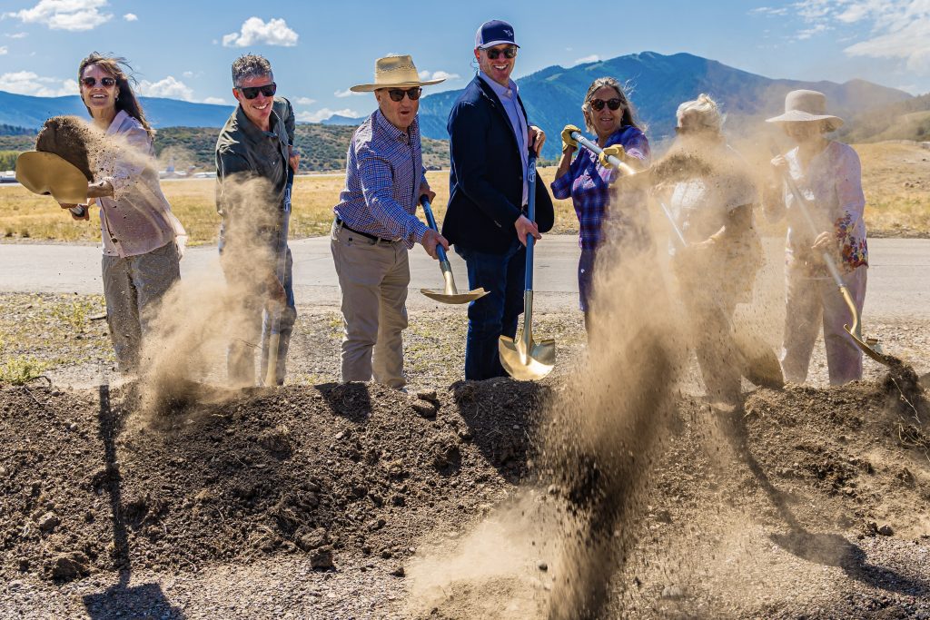 PHOTOS: Golden shovels in hand, Aspen airport breaks ground on modernization project